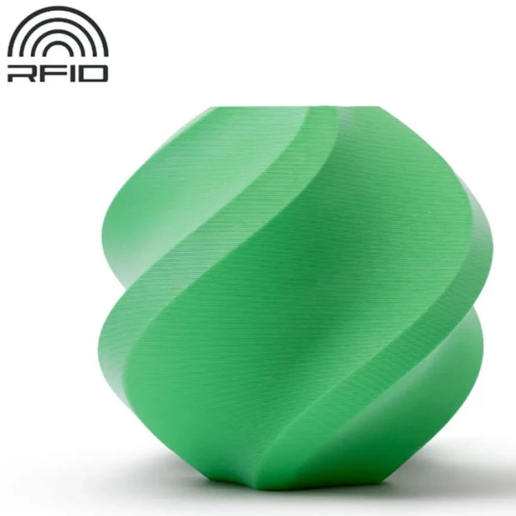 PLA Matte пластик для 3D печати Bambu Lab зелёный, 1,75 мм, 1 кг (на катушке)