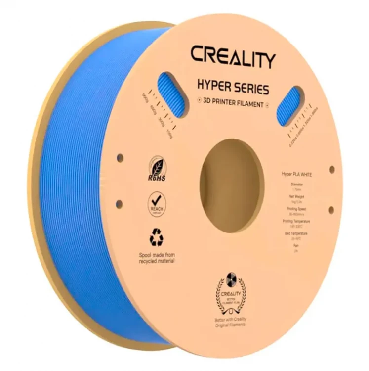 Hyper PLA пластик для 3D печати Creality синий, 1,75 мм, 1 кг