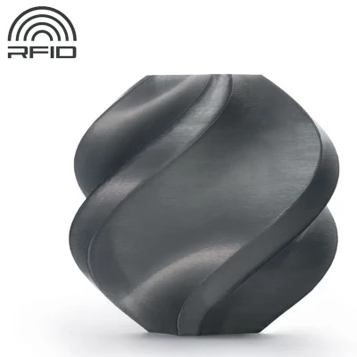 PC пластик для 3D печати Bambu Lab прозрачный чёрный, 1,75 мм, 1 кг (на катушке)