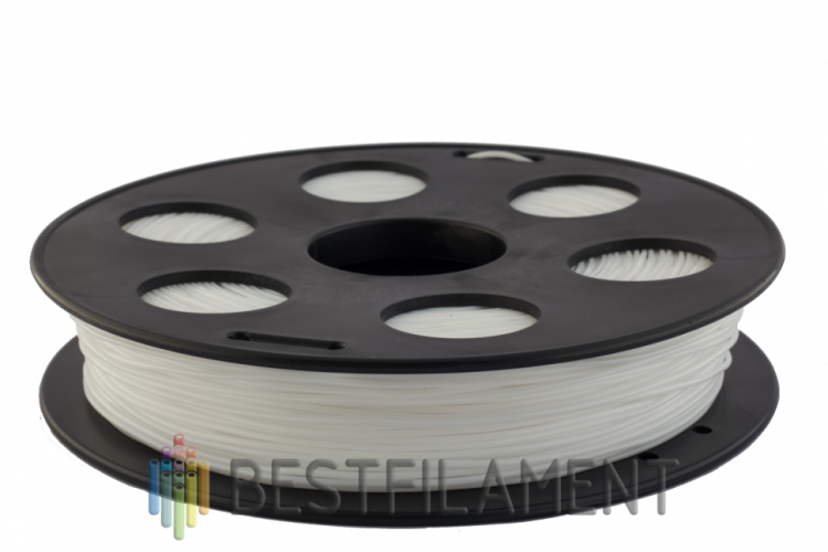 Bflex пластик для 3D печати Bestfilament белый, 2.85мм, 0,5 кг