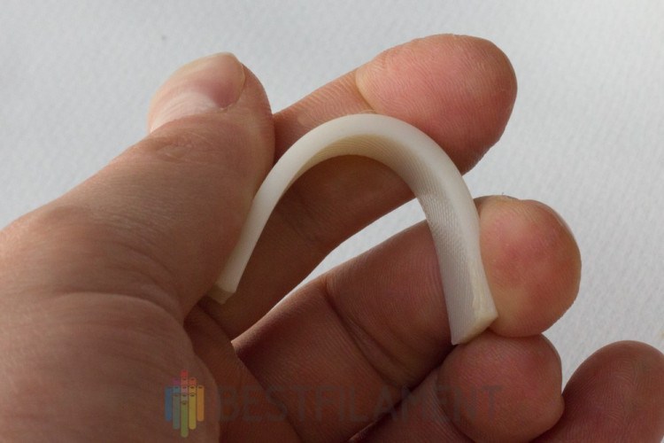 Bflex пластик для 3D печати Bestfilament белый, 2.85мм, 0,5 кг