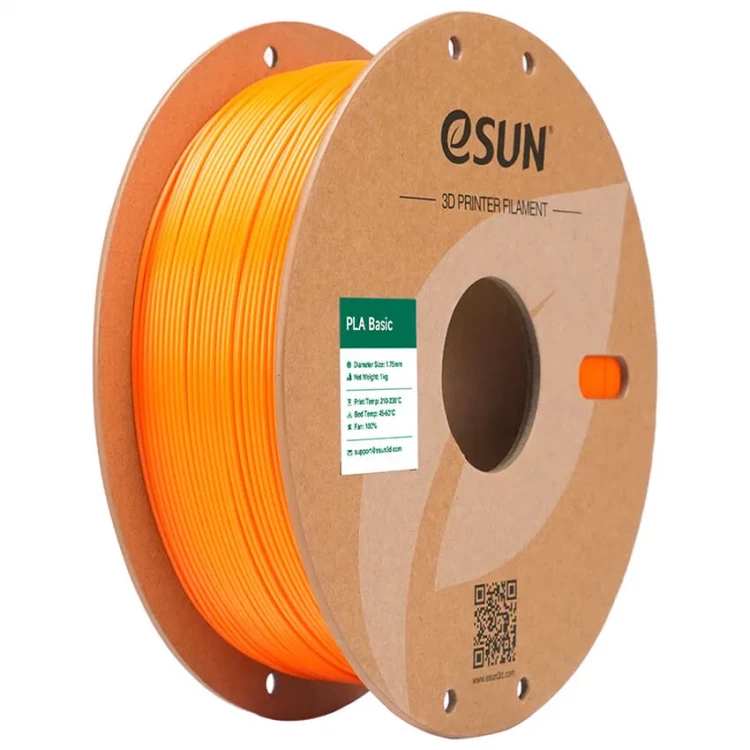 PLA-BASIC пластик для 3D печати eSUN оранжевый, 1,75 мм, 1 кг