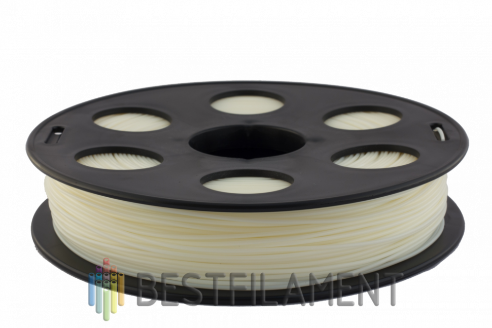 BFNylon пластик для 3D печати Bestfilament натуральный, 1.75мм, 0,5 кг