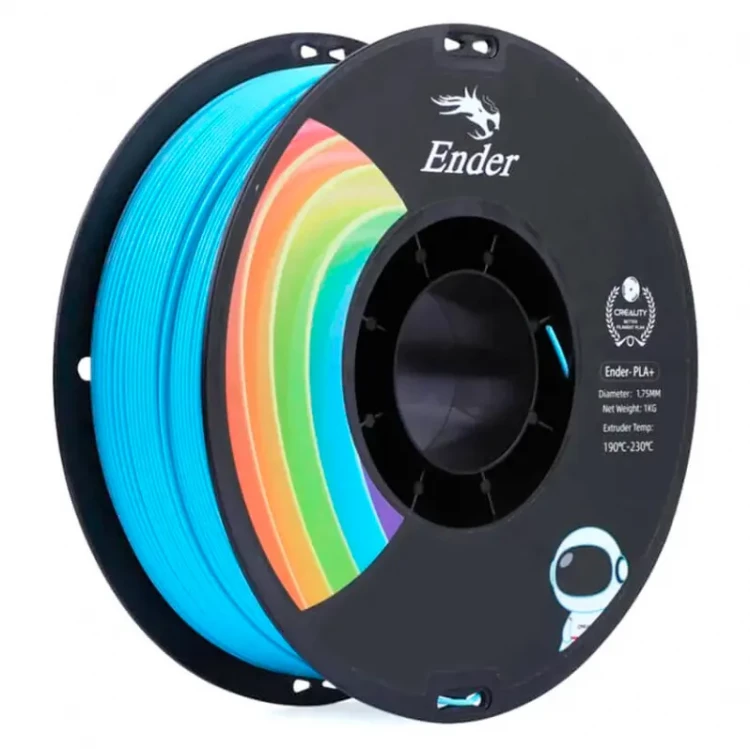 Ender PLA+ пластик для 3D печати Creality синий, 1,75 мм, 1 кг