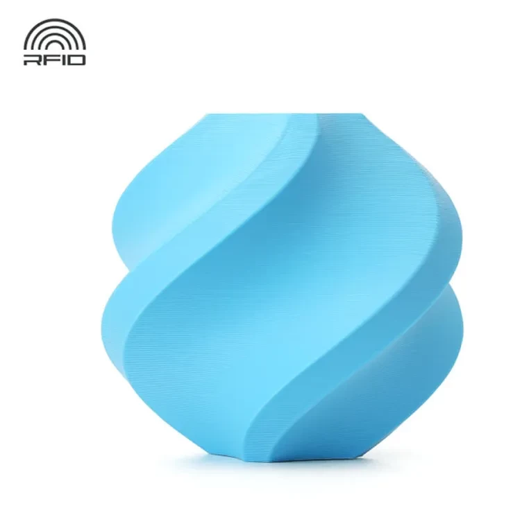 PLA Tough+ пластик для 3D печати Bambu Lab голубой, 1,75 мм, 1 кг (на катушке)