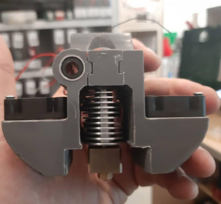 ABS пластик для 3D печати Bestfilament темно-серый, 1.75мм, 1 кг