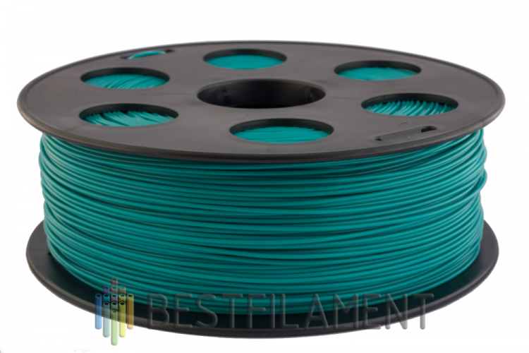 ABS пластик для 3D печати Bestfilament изумрудный, 1.75мм, 1 кг