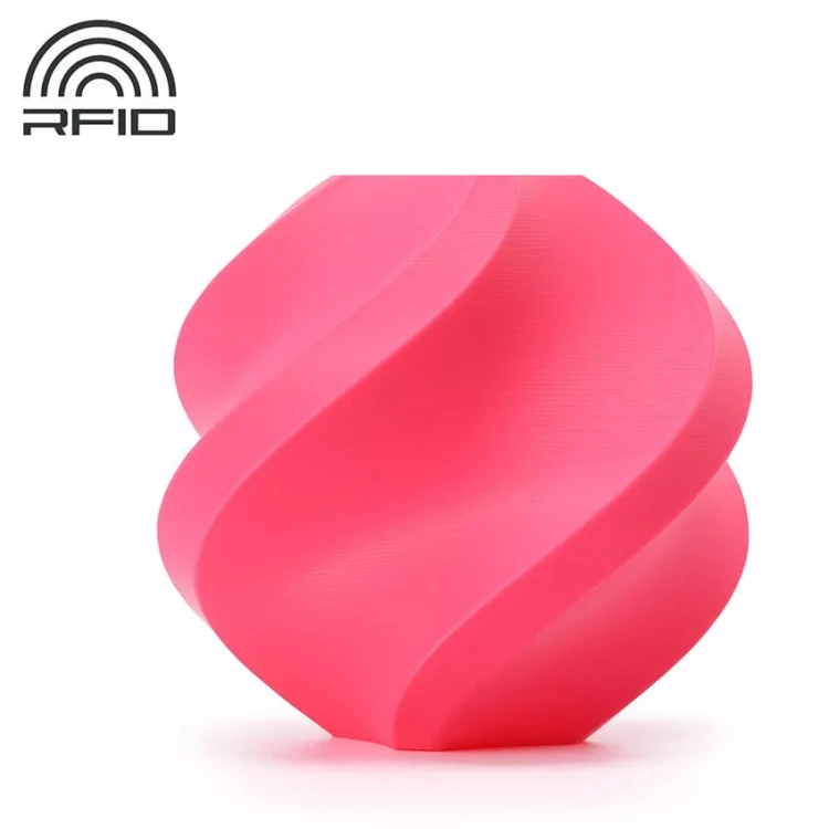 PLA Basic пластик для 3D печати Bambu Lab ярко-розовый, 1,75 мм, 1 кг (без катушки)