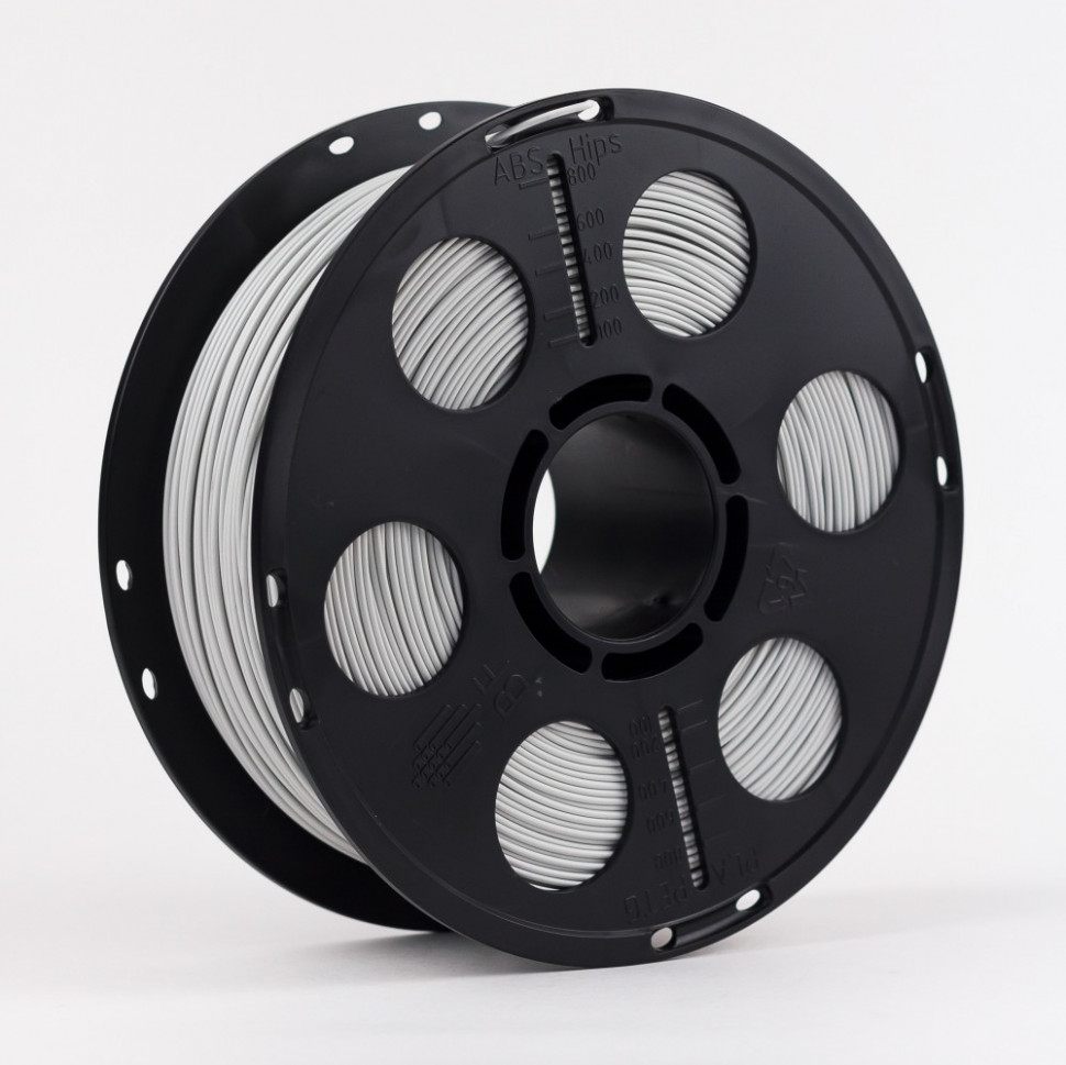 Серый негорючий ABS-NG пластик Bestfilament для 3D-принтеров 1 кг (1,75 мм)