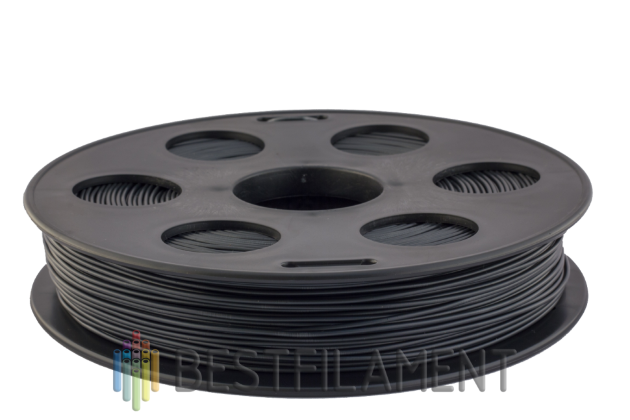 Bflex пластик для 3D печати Bestfilament темно-серый, 2.85мм, 0,5 кг