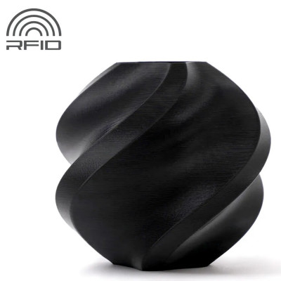 PETG-CF пластик для 3D печати Bambu Lab чёрный, 1,75 мм, 1 кг (без катушки)