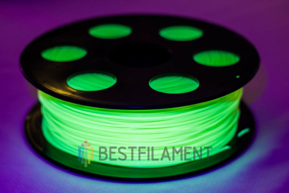 PETG пластик для 3D печати Bestfilament флуоресцентный желтый, 1.75мм, 1 кг