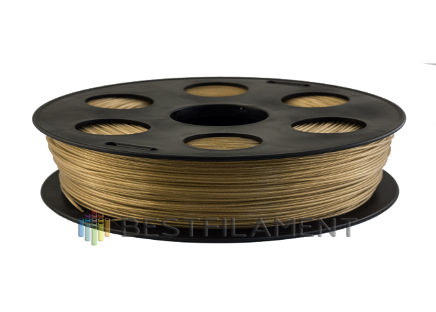Золотистый металлик PETG пластик Bestfilament для 3D-принтеров 0,5 кг (1,75 мм)