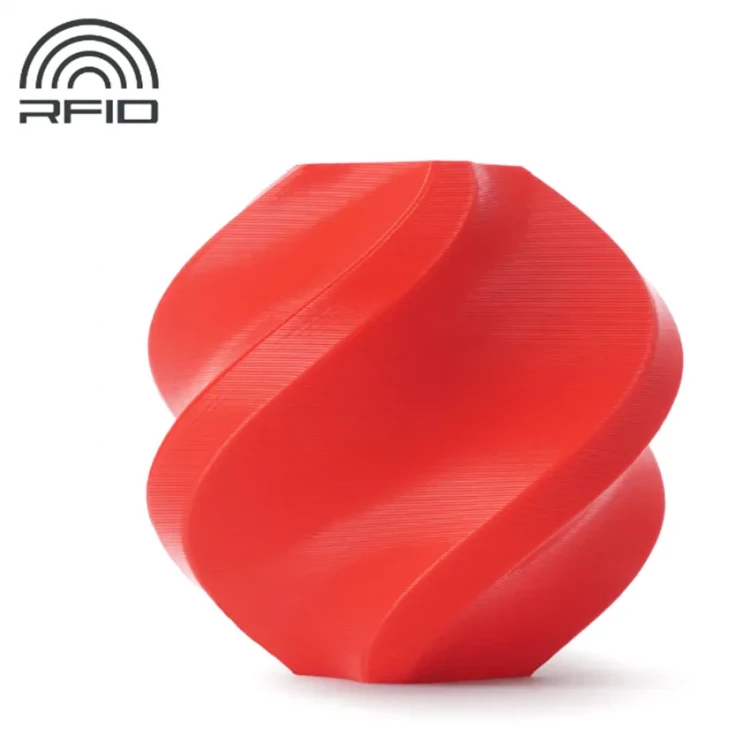 PLA Basic пластик для 3D печати Bambu Lab красный, 1,75 мм, 1 кг (без катушки)