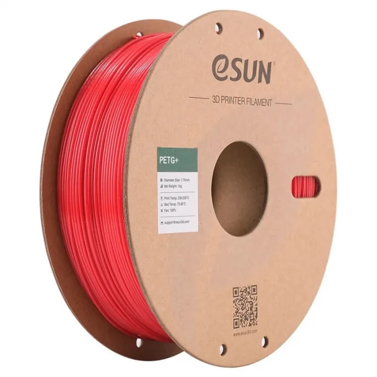 PETG+ пластик для 3D печати eSUN алый, 1,75 мм, 1 кг