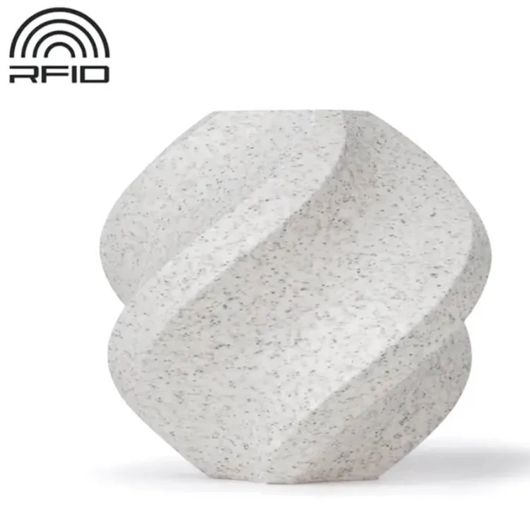 PLA Marble пластик для 3D печати Bambu Lab белый мрамор, 1,75 мм, 1 кг (на катушке)