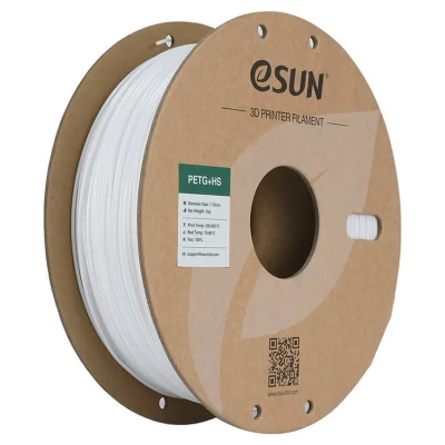 PETG+HS пластик для 3D печати eSUN белый, 1,75 мм, 1 кг