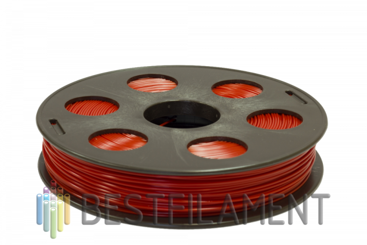 Bflex пластик для 3D печати Bestfilament красный, 2.85мм, 0,5 кг