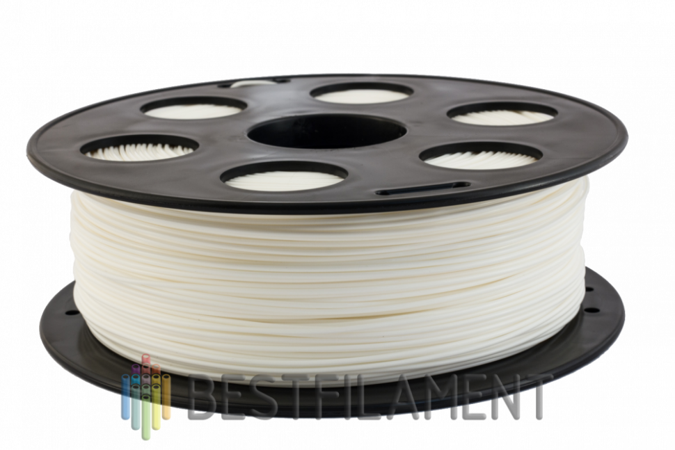 PLA Пластик для 3D печати Bestfilament белый, 1.75мм, 1 кг