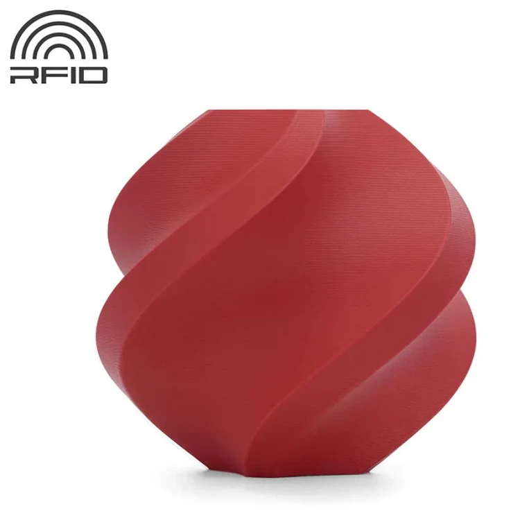 PLA Matte пластик для 3D печати Bambu Lab тёмно-красный, 1,75 мм, 1 кг (без катушки)