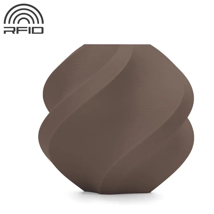 PLA Matte пластик для 3D печати Bambu Lab тёмно-коричневый, 1,75 мм, 1 кг (без катушки)