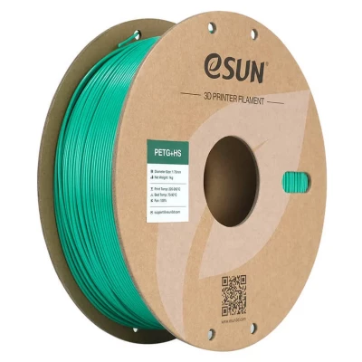 PETG+HS пластик для 3D печати eSUN зелёный, 1,75 мм, 1 кг