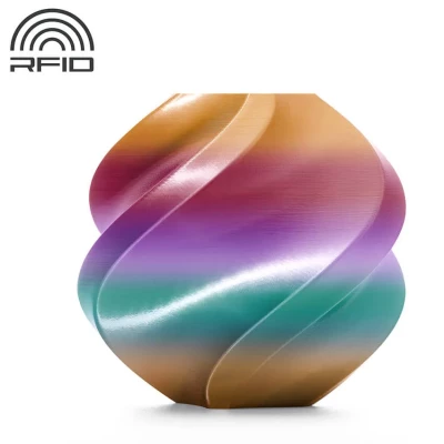 PLA Silk пластик для 3D печати Bambu Lab рассветное сияние, 1,75 мм, 1 кг (на катушке)