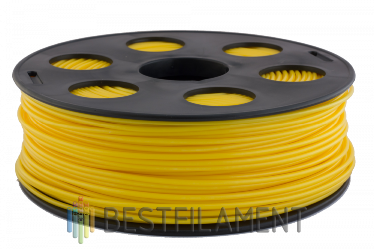 Желтый ABS пластик Bestfilament для 3D-принтеров 1 кг (2,85 мм)