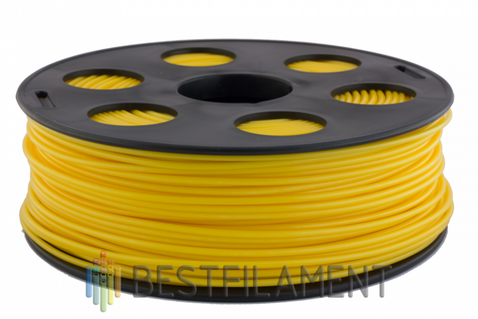 Желтый ABS пластик Bestfilament для 3D-принтеров 1 кг (2,85 мм)