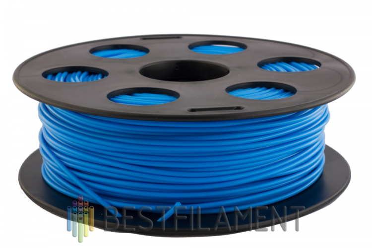 Синий PLA пластик Bestfilament для 3D-принтеров 1 кг (2,85 мм)