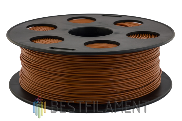 Шоколадный PLA пластик Bestfilament для 3D-принтеров 1 кг (2,85 мм)