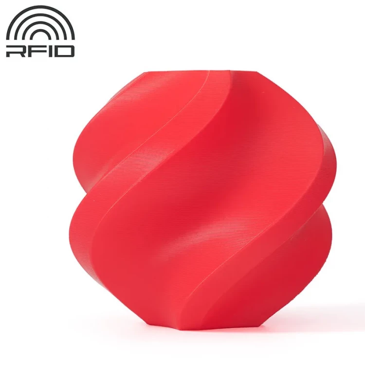 ASA пластик для 3D печати Bambu Lab красный, 1,75 мм, 1 кг (на катушке)