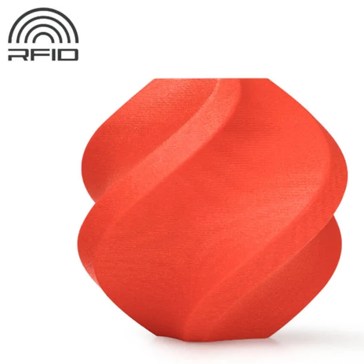 ABS-GF пластик для 3D печати Bambu Lab красный, 1,75 мм, 1 кг (на катушке)