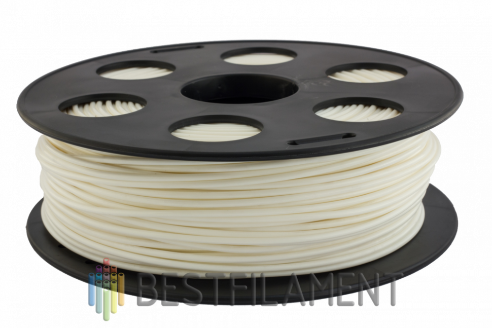 Белый PLA пластик Bestfilament для 3D-принтеров 1 кг (2,85 мм)