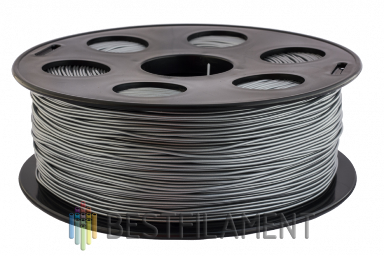 Серебристый металлик PLA пластик Bestfilament для 3D-принтеров 1 кг (2,85 мм)