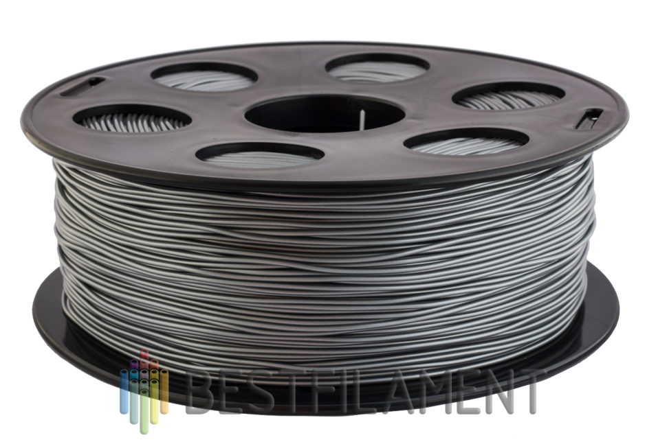Серебристый металлик PLA пластик Bestfilament для 3D-принтеров 1 кг (2,85 мм)