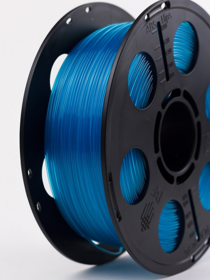 PETG пластик для 3D печати Bestfilament флуоресцентный голубой, 1.75мм, 1 кг