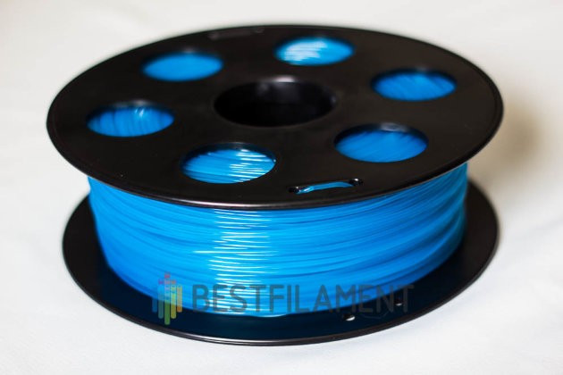 PETG пластик для 3D печати Bestfilament флуоресцентный голубой, 1.75мм, 1 кг