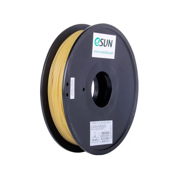 PVA пластик для 3D печати eSUN жёлтый, 1,75 мм, 0,5 кг