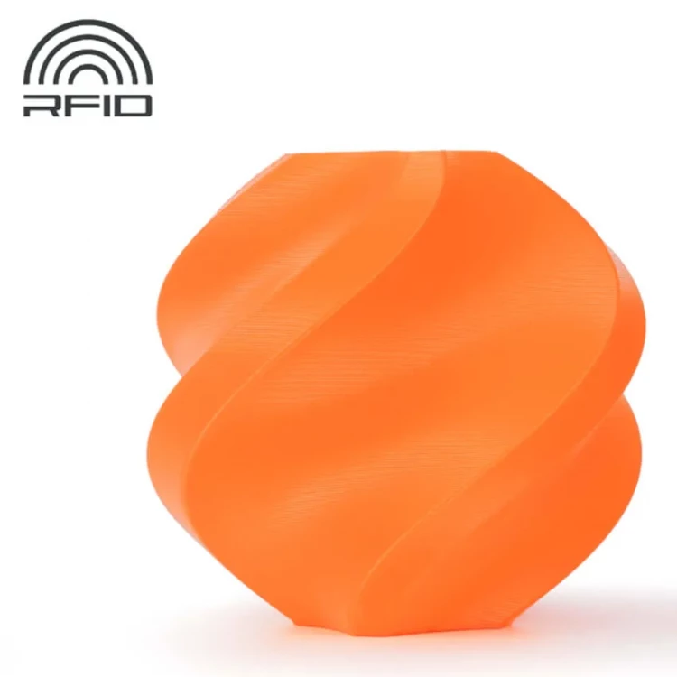 PLA Basic пластик для 3D печати Bambu Lab оранжевый, 1,75 мм, 1 кг (на катушке)